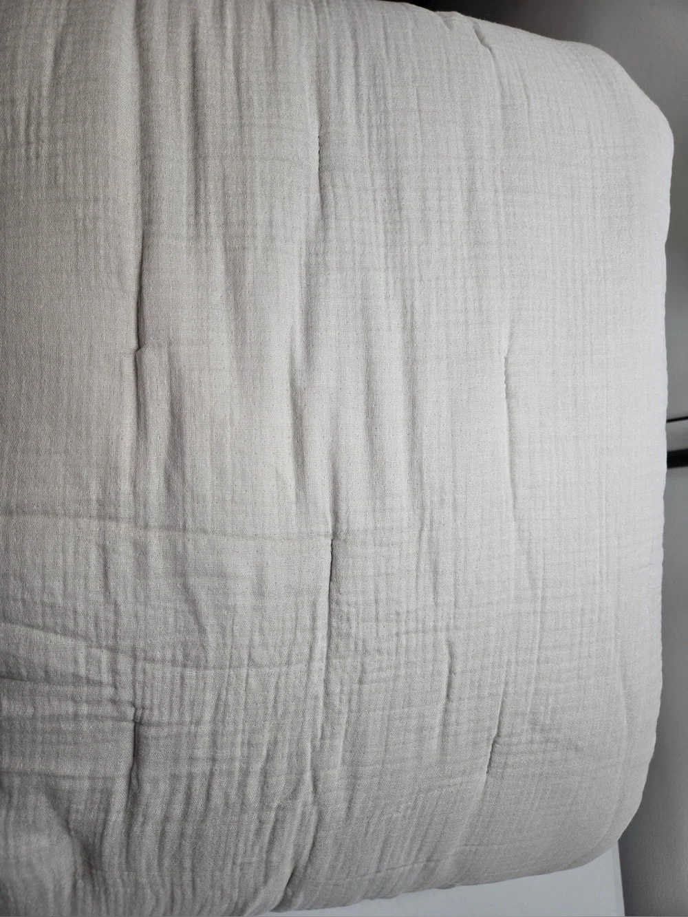 QUINCE Organic Cotton Gauze Dream Quilt King/Cal King Fog Grey 0906
